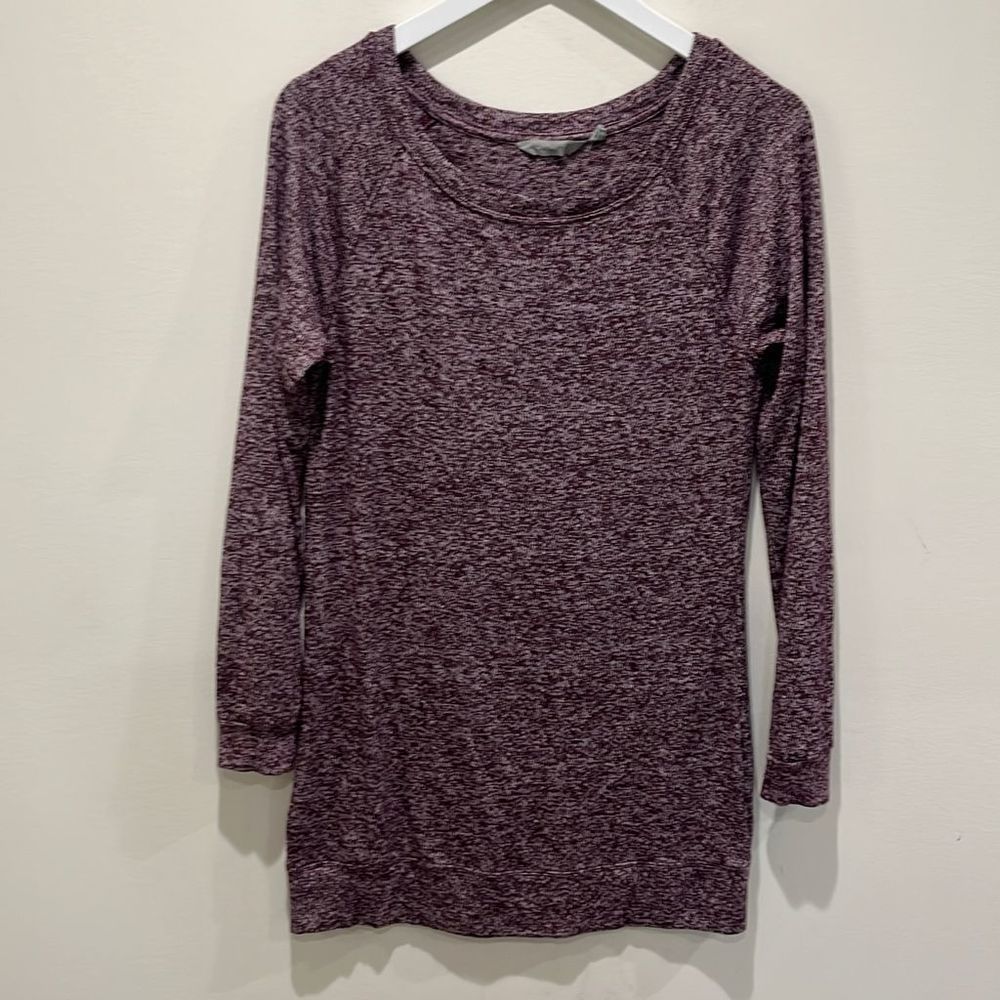 ATHLETA long sleeve long purple shirt top‎ - S